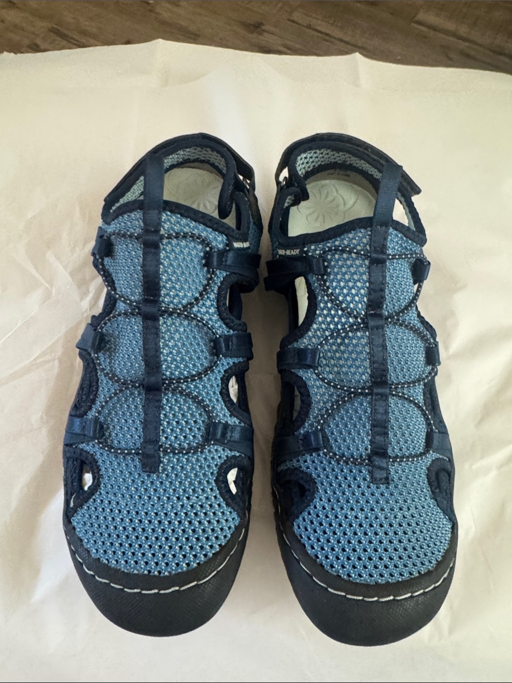 Like New, JBU Sport  water easy mesh sandals .